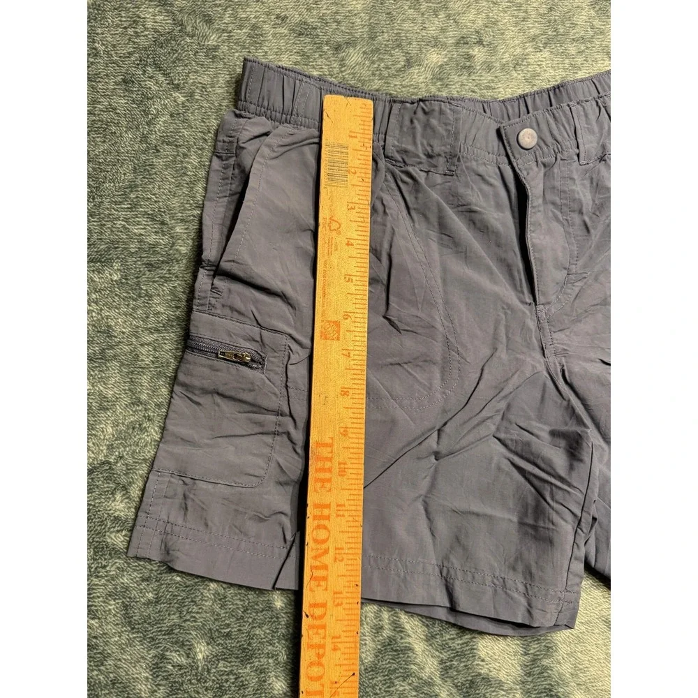 Columbia Hiking Shorts Womens XS Slate Blue Nylon Cargo Pockets Outdoors Gym